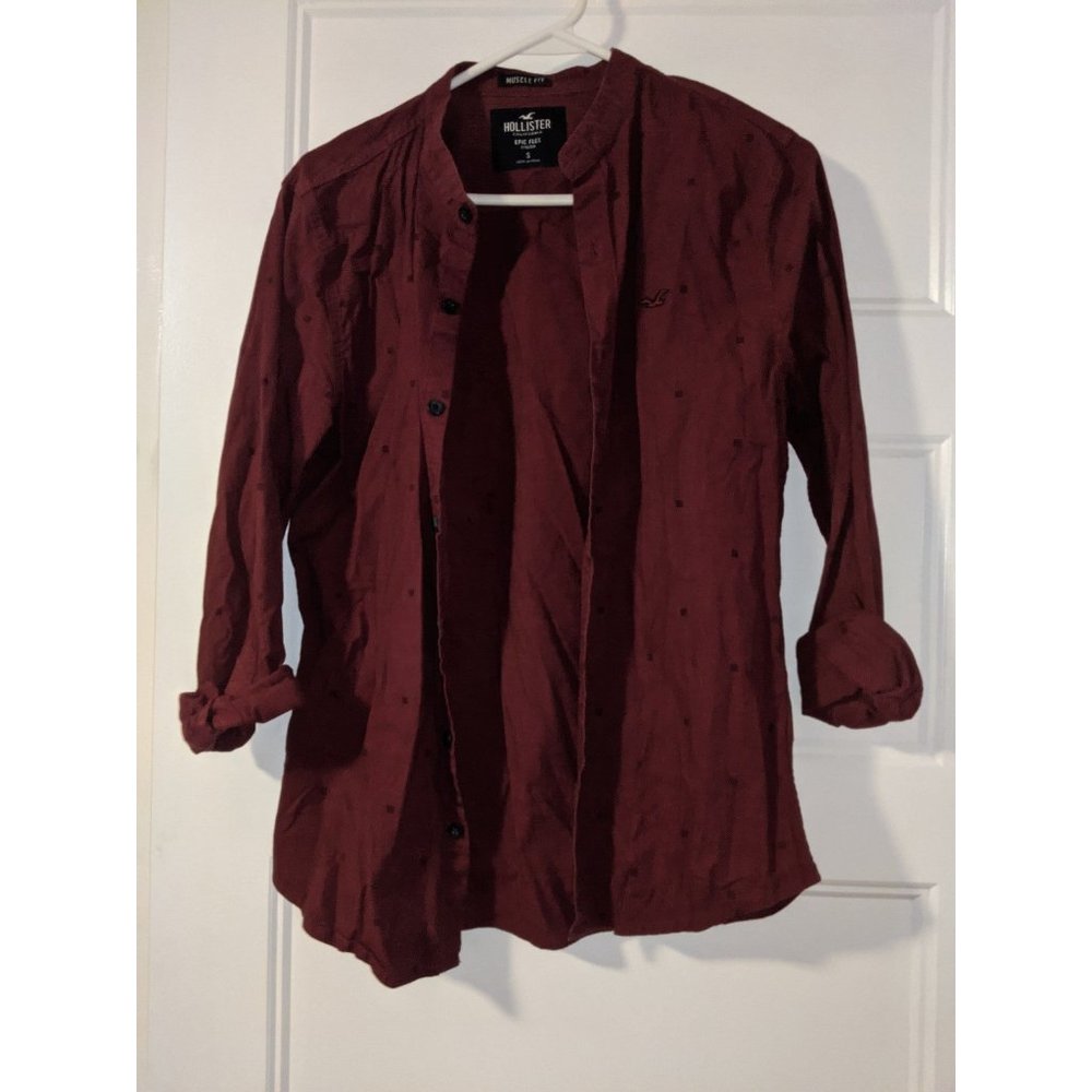 Men's Hollister Dress Shirt Muscle Fit